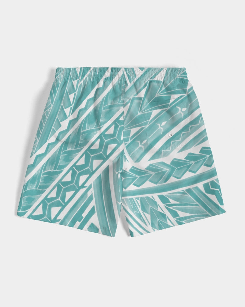 Polynesian Blue Men's Swim Trunk