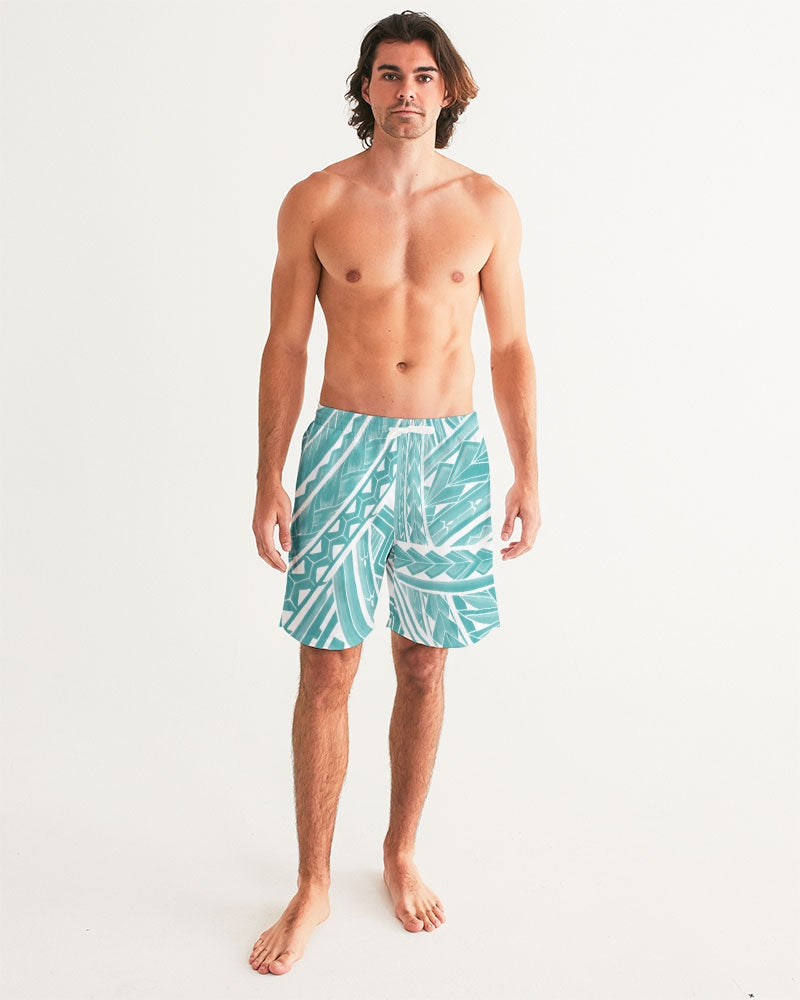 Polynesian Blue Men's Swim Trunk