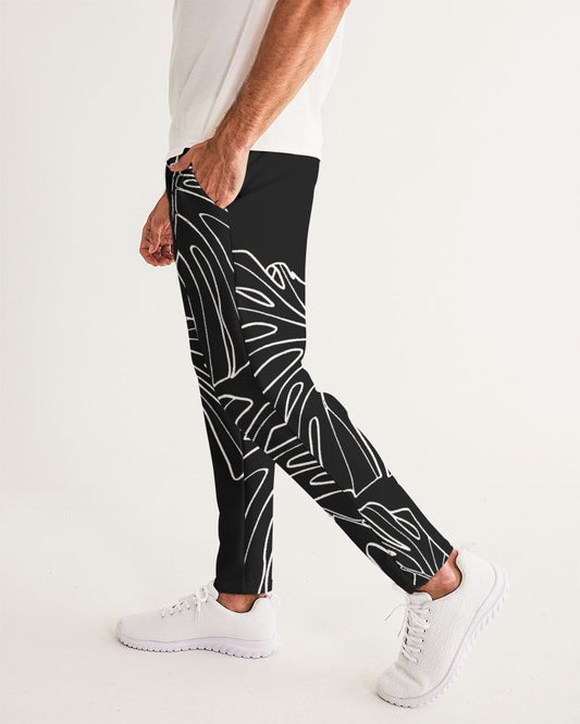 Monstera - Men's Black Joggers