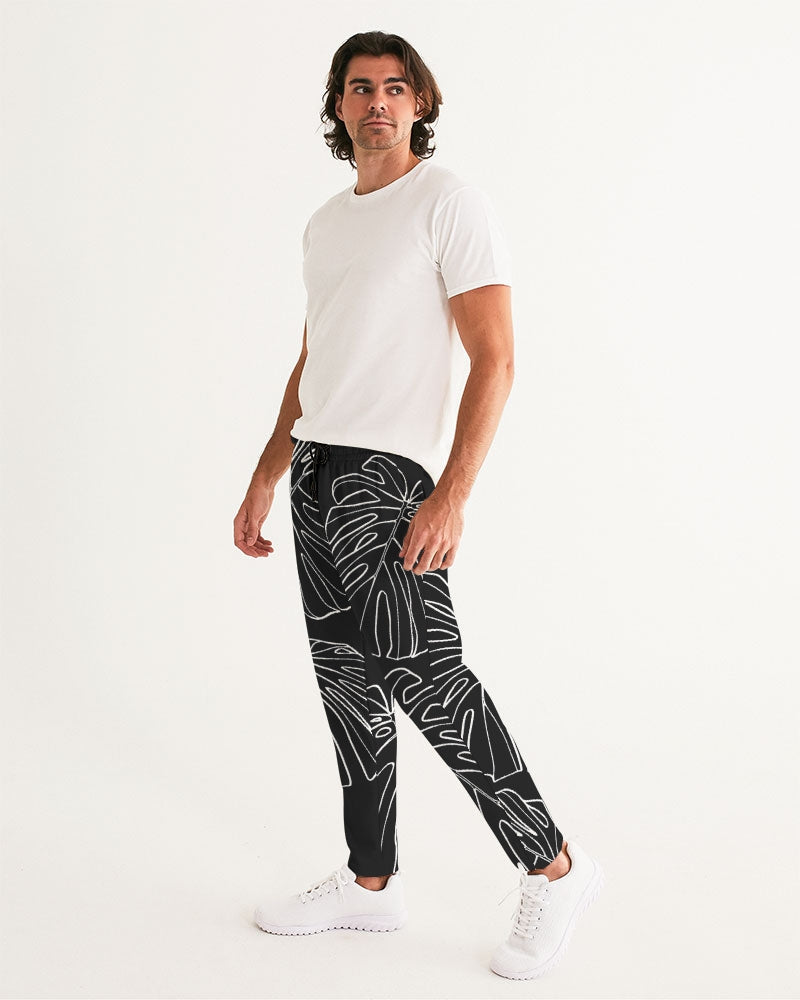 Monstera - Men's Black Joggers