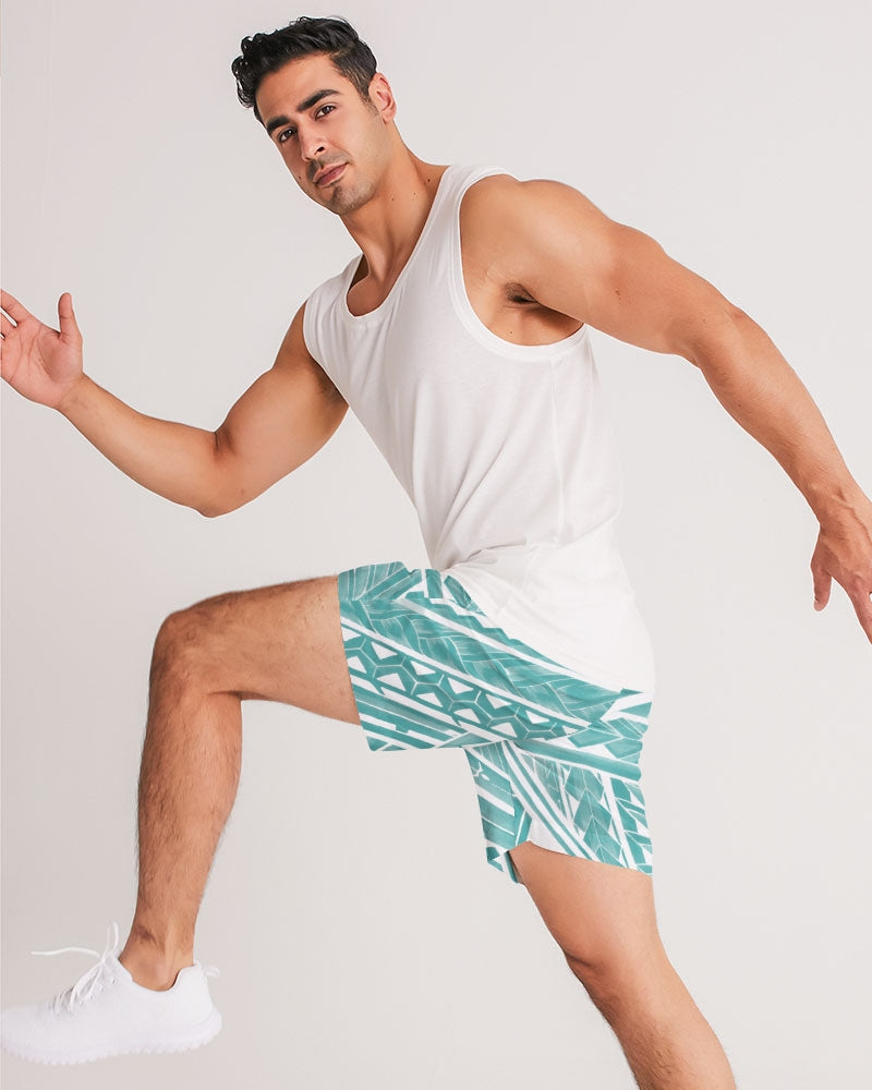 Polynesian Blue Men's Jogger Shorts
